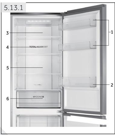 HAIER CFD635CPJ - Conservation dans le compartiment réfrigérateur - 1
