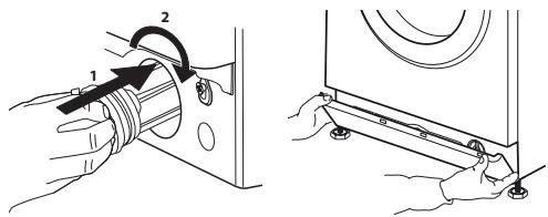 WHIRLPOOL 6 SENSE - Nettoyage du filtre à eau / vidange des eaux usées - 6