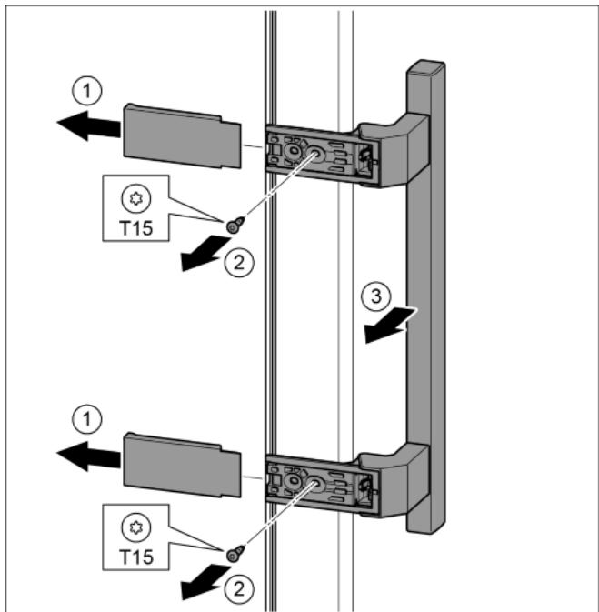 LIEBHERR KBBS 4374 - Déplacement des poignées - 1
