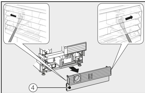 MIELE KF 2981 VI - Pushing the appliance into the niche - 1