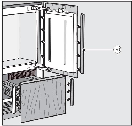 MIELE KF 2981 VI - Securing the covers - 6