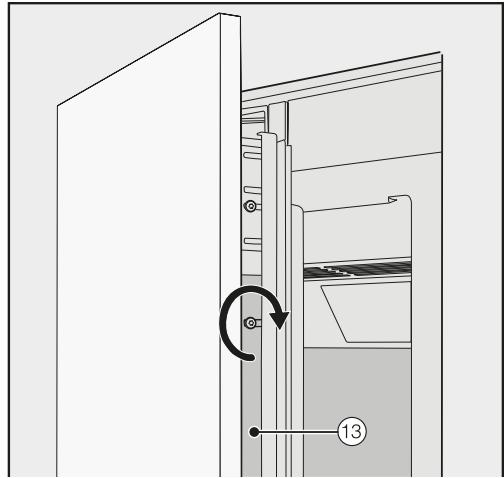MIELE KF 2981 VI - Securing and aligning the cabinet fronts - 7