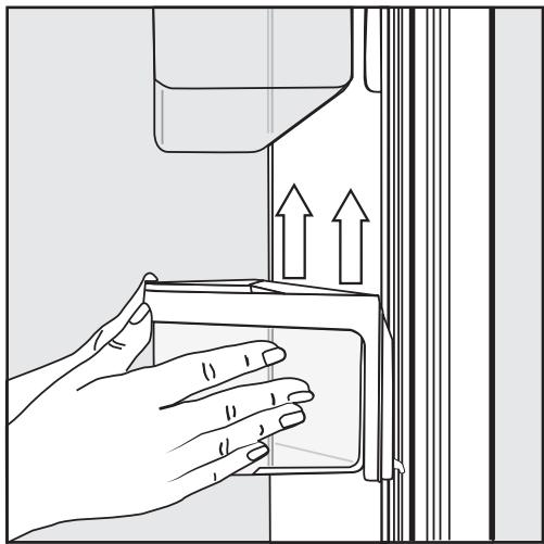 MIELE KF 2981 VI - Moving the shelves in the appliance door - 1