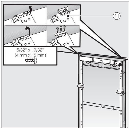 MIELE KF 2981 VI - Securing the appliance in the niche - 3