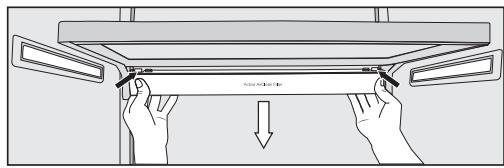 MIELE KF 2981 VI - Inserting the Active AirClean filters - 1