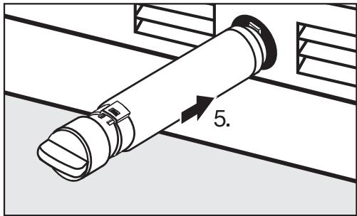 MIELE KF 2981 VI - Changing the water filter - 3