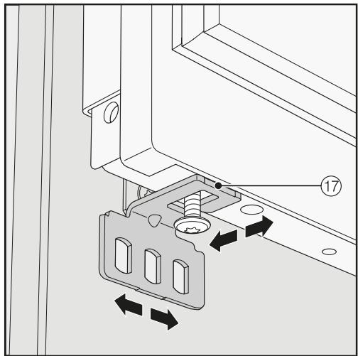 MIELE KF 2981 VI - Mounting the retaining brackets - 3