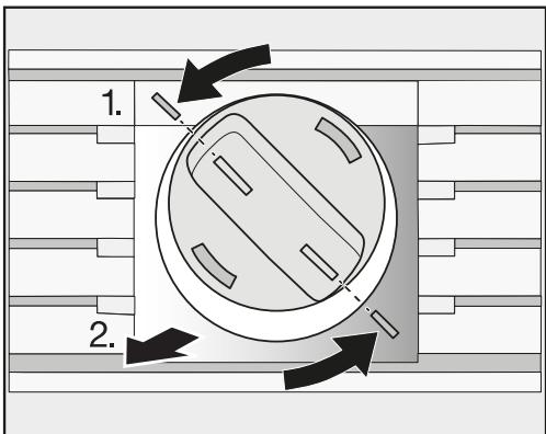MIELE KF 2981 VI - Changing the water filter - 1
