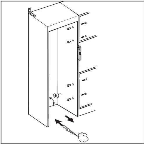 MIELE KF 2981 VI - Aligning the installation niche - 1