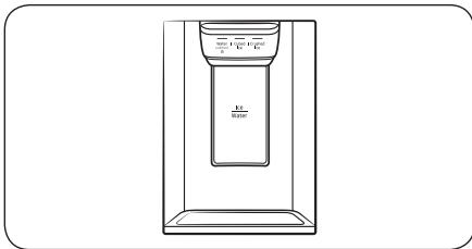 SAMSUNG RF54T62E3S9 - Distributeur d'eau/de glaçons - 1