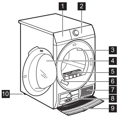 ELECTROLUX EW7H3254SP - DESCRIPTION DE L'APPAREIL - 1