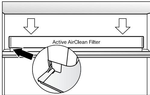 MIELE KFN 29142 D EDT/CS  -  KFN 29142 D ws - Déplacer le filtre à charbon actif - 1