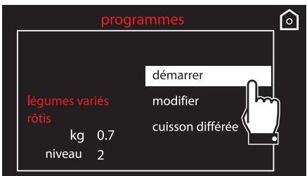 SMEG SFP6604WSPNX - Exécution d'un programme - 6