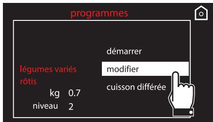 SMEG SFP6604WSPNX - Modification permanente d'un programme - 1