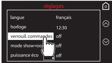 SMEG SFP6604WSPNX - Verrouillage des commandes - 2