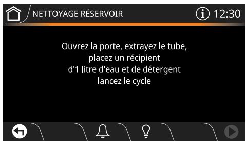SMEG SFP6604WSPNR - Nettoyage du réservoir (Rinçage) - 6