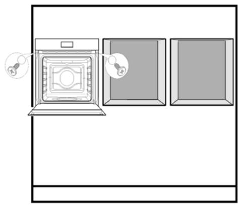 SMEG SFP6604WSPNR - Au cas où l'INSTALLATION DES APPAREILS ÉLECTROMÉNAGERS doit être effectuée DANS DES NICHES DE 60 CM de hauteur : - 2