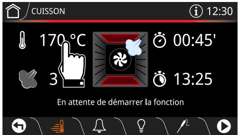 SMEG SFP6604WSPNR - Sélection d'une fonction de cuisson à la vapeur assistée - 7