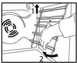WHIRLPOOL AKZ 7890/IX - VERWIJDEREN VAN LATERALE ROOSTERELEMENTEN - 3