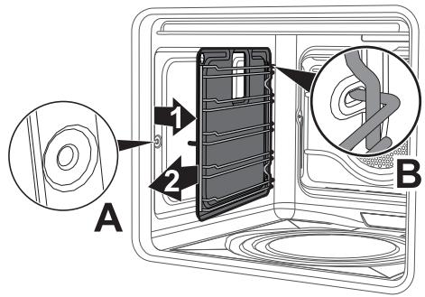 SMEG SFP6101TVN1 - Démontage des panneaux autonettoyants et des glissières de support pour grilles et lechefrites (sur certains modèles uniquement) - 1