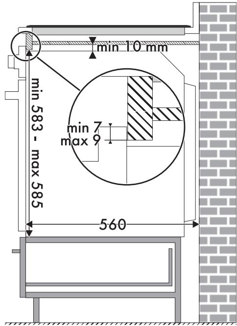SMEG SFP6101TVN1 - Encastrement sous les plans de cuisson (uniquement sur les modèles à pyrolyse) - 2