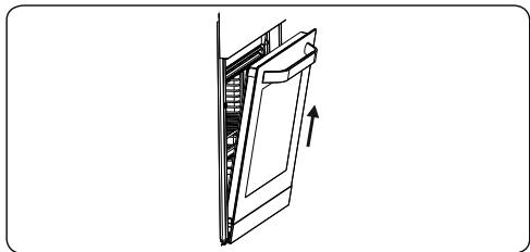 ESSENTIELB EFMC 64B - Démontage de la porte du four - 3