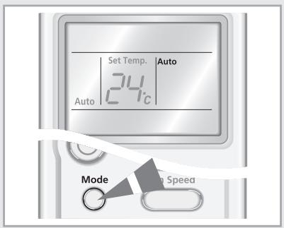SAMSUNG AQ24MWBN - Sélection du mode Automatique - 2