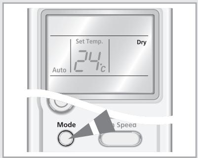 SAMSUNG AQ24MWBN - Sélection du mode Chauffage - 6