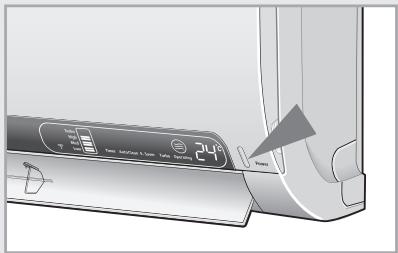 SAMSUNG AQ24MWBN - Fonctionnement du climatiseur sans télécommande - 1