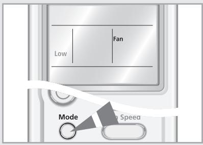 SAMSUNG AQ24MWBN - Sélection du mode Ventilation - 2