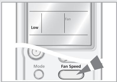 SAMSUNG AQ24MWBN - Sélection du mode Ventilation - 3