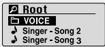 SAMSUNG YP-C1X - Changer de mode - 2