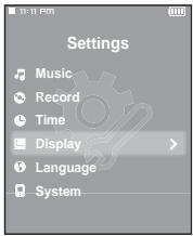 SAMSUNG YP-T9JBAB - Réglagedate/heure - 2