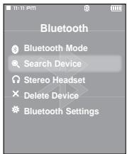 SAMSUNG YP-T9JBAB - Utiliser la fonction Bluetooth (suite) - 1