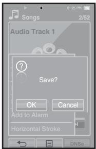 SAMSUNG YP-P2JQR - Régler le trait horizontal - 1