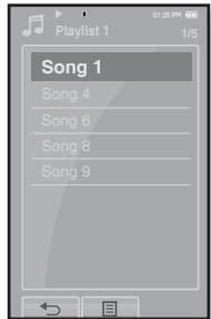 SAMSUNG YP-P2JQR - Creation d'une LISTE de lecture sur votre lecteur MP3 - 6