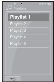 SAMSUNG YP-P2JQR - Creation d'une LISTE de lecture sur votre lecteur MP3 - 5