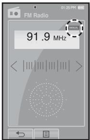 SAMSUNG YP-P2JQR - Pour basculer vers le mode présélection - 1