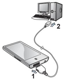 SAMSUNG YP-P2JQR - Transfert de fichiers vers le lecteur avec samsung MEDIA STUDIO - 1