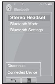 SAMSUNG YP-P2JQR - Vérifier le périphérique bluetooth connecté - 2
