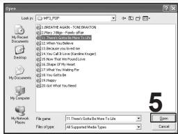 SAMSUNG YP-P2JQR - Transfert de fichiers vers le lecteur avec samsung MEDIA STUDIO (suite) - 2