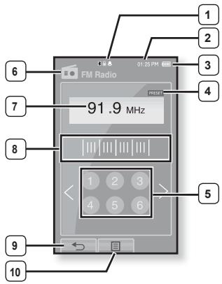 SAMSUNG YP-P2JQR - Radio FM - 1