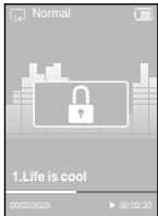 SAMSUNG YP-K5 - Fonction lock (verrouillage) - 1