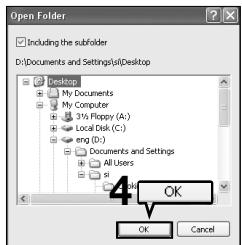 SAMSUNG YP-K5 - Sélectionnez les fichiers que vous souhaitez ajouter et cliquez sur (ouvrir). - 1