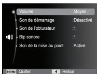 SAMSUNG ES71 - Indications de l'écran LCD - 9