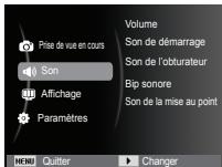 SAMSUNG ES71 - Indications de l'écran LCD - 8