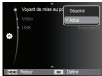 SAMSUNG ES71 - Voyant de la mise au point automatique - 1