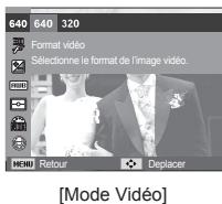 SAMSUNG ES71 - Comment activer les fonctions à l'aide de la touche MENU - 5