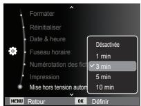 SAMSUNG ES71 - Mise hors tension automatique - 1