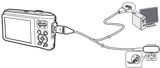 SAMSUNG ES71 - Connexion à une source d'alimentation - 2